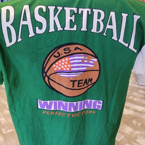 VTG Japanese Basketball Button Down - Picture 8 of 8